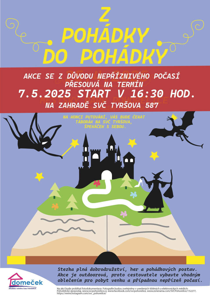 POZOR změna: Z pohádky do pohádky