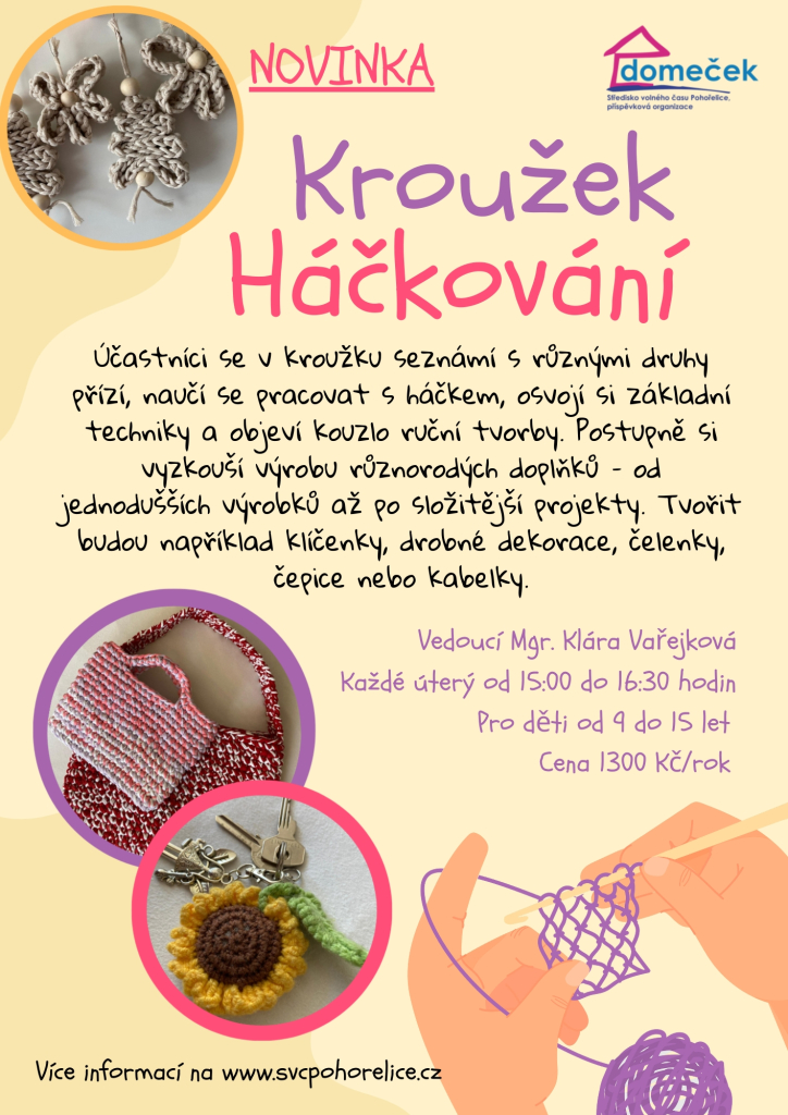 Nový kroužek Háčkování.