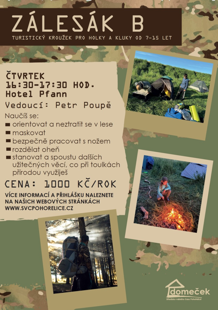 Nábor do kroužku Zálesák B