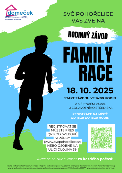 Family Race výsledková listina