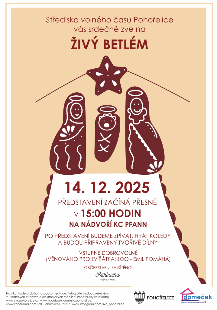 plakát na Betlém 2025