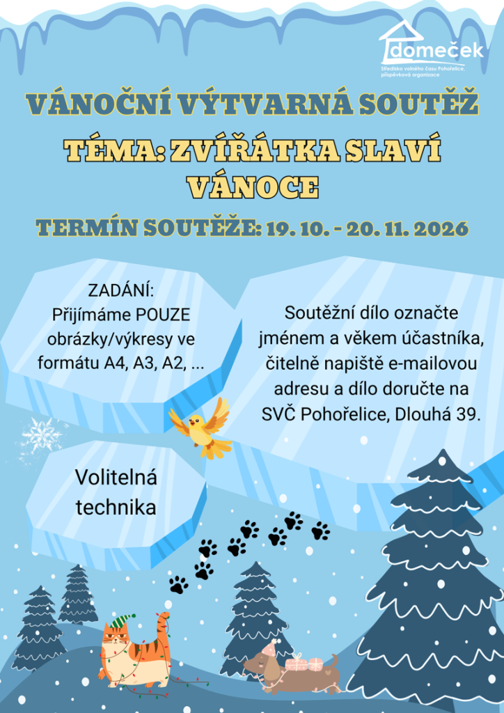 Vánoční výtvarná soutěž: Zvířátka slaví Vánoce