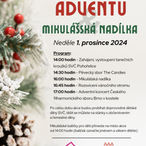 Zahájení Adventu a Mikulášská besídka v Pohořelicích