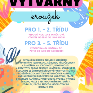 Nábor do výtvarných kroužků