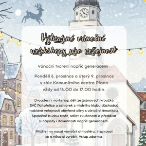 Výtvarné workshopy - Vánoční tvoření napříč generacemi