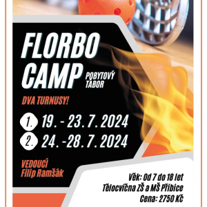 Plakát příměstský tábor Florbo Camp